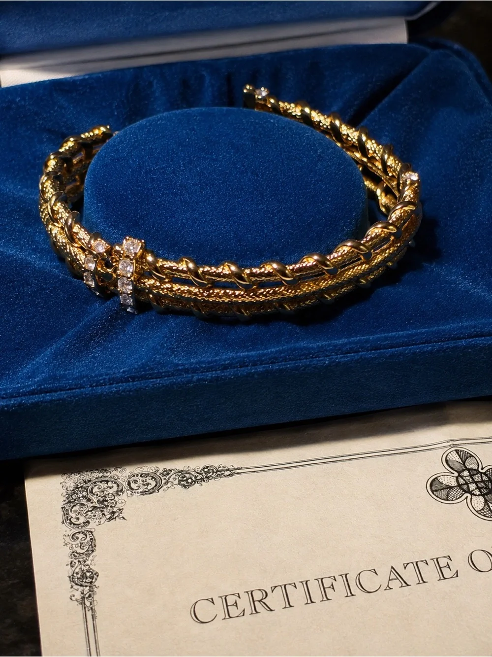 Camrose & Kross Gold-Tone Twisted Rope Bracelet Watch - Women's Accessory